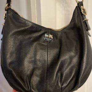 Coach Leather Black Crossbody and Shoulder Bag